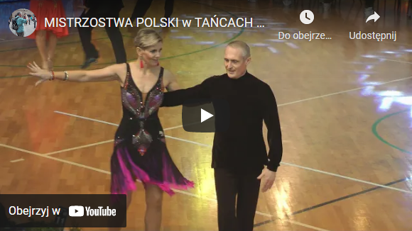 Nasza para na Mistrzostwach Polski PTT w Tańcach Latynoamerykańskich